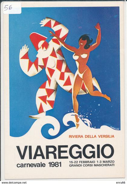 VIAREGGIO - CARNEVALE 1981  ILLUSTRATORE  UBERTO BONETTI