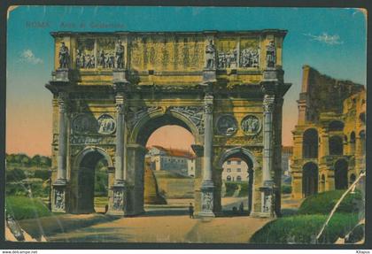 ROMA vintage postcard Rome Italy