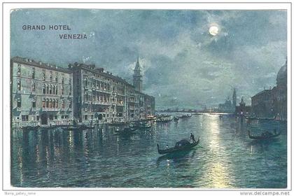 CARTOLINA - GRAND HOTEL VENEZIA  - VIAGGIATA NEL 1911