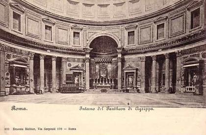 ROME ** ROMA **  INTERNO DEL PANTHEON DI AGRIPPA