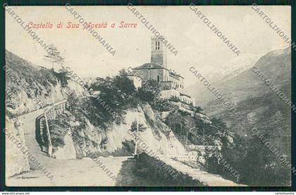 Aosta Sarre cartolina QQ6003