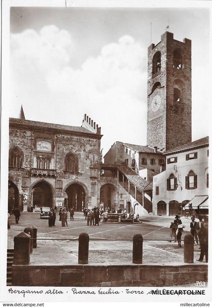 BERGAMO - Bergamo Alta - Piazza Vecchia - Torre del Campanone