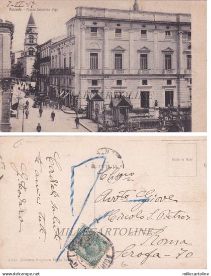 ACIREALE: Piazza Leonardo Vigo  1917