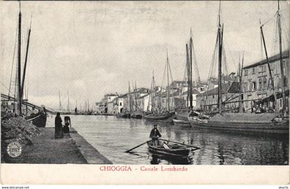 CPA Chiogga Canale Lombardo VENETO ITALY (809443)