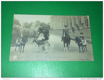 Cartolina Racconigi - La Famiglia Reale 1910 ca