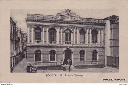 # FOGGIA: REGIO ISTITUTO TECNICO