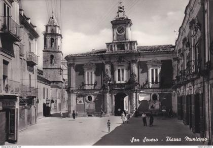 SAN SEVERO: Piazza Municipio   1958