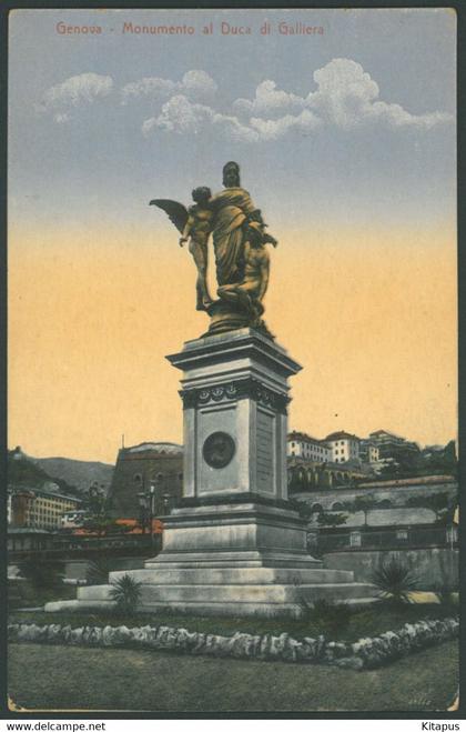 GENOVA vintage postcard Genoa Italy