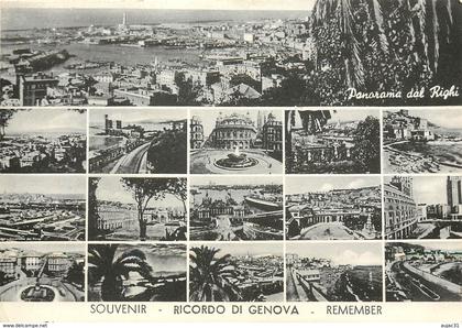 Italie - Italy - Italia - Liguria - Saluti da Genova - Genoa - Souvenir - Ricordo di Genova - Remember