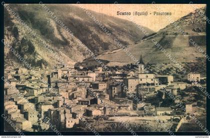 L'Aquila Scanno cartolina JK0982