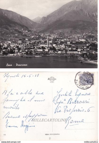 LECCO: Panorama    1958