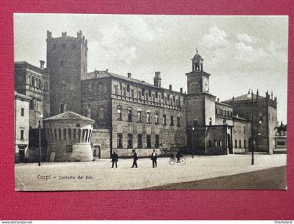 Cartolina - Carpi ( Modena ) - Castello dei Pio - 1920 ca.