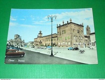 Cartolina Carpi - Piazza -- 1960 ca