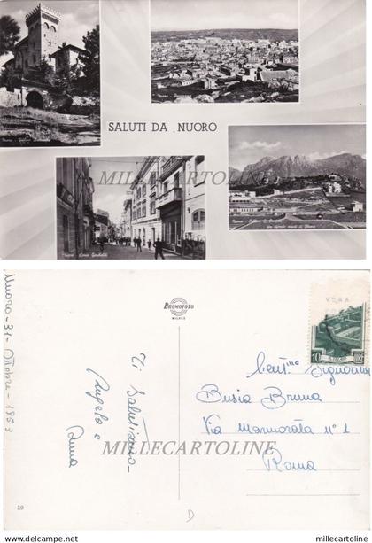 NUORO: saluti da    1953