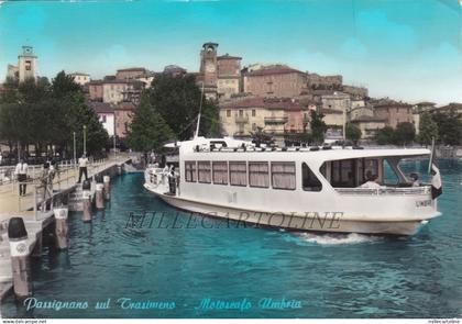 PASSIGNANO SUL TRASIMENO: Motoscafo Umbria  1966