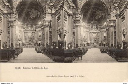 CPA Rome Interieur de I'Eglise du Gesu STEREO LAZIO ITALY (809117)