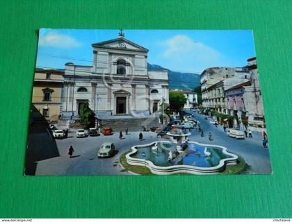 Cartolina Cava de' Tirreni - Piazza Duomo 1969