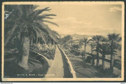 SAN REMO vintage postcard Italy