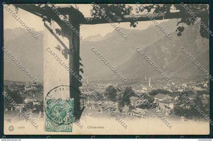 Sondrio Chiavenna cartolina QQ7485