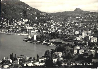 42587250 Como Lago di Como Panorama e stadio Lago di Como Comersee Como Lago di