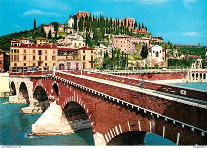 72964688 Verona Veneto Ponte Pietra Steinbruecke Verona