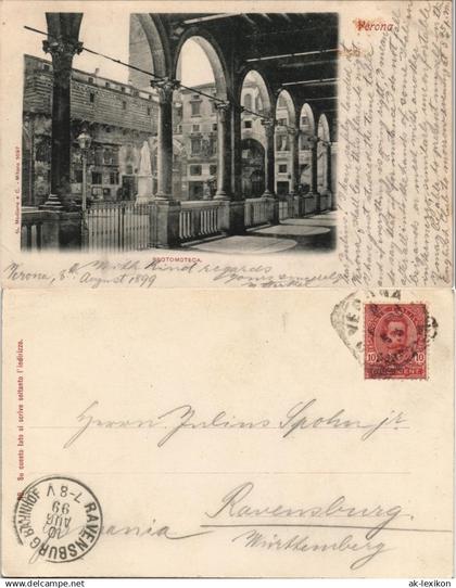 Cartoline Verona Verona Brotomoteca 1899