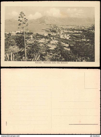 Palermo Palermo (Palermu) Palermo Panorama dalla Villa Belmonte 1920