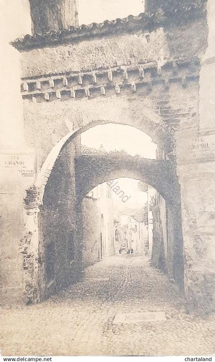 Cartolina Rivoli Torinese - Via Capello - Antica Porta di Rivoli - 1913