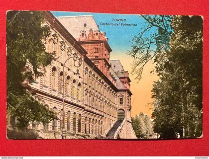 Cartolina - Torino - Castello del Valentino - 1930