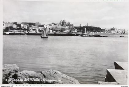 Cartolina - Mazara del Vallo - Lungomare - 1950 ca.