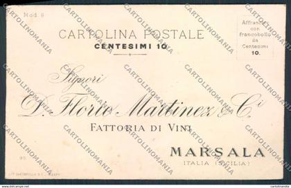 Trapani Marsala Commerciale cartolina MV6839