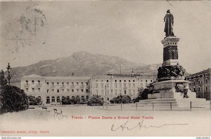 #TRENTO: PIAZZA DANTE E GRAND HOTEL TRENTO