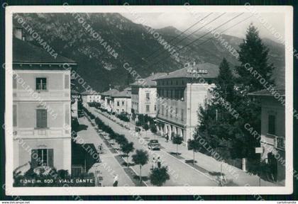 Trento Tione di Trento Viale Dante ABRASA Foto cartolina RT4313