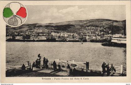 CPA Trieste Punto Franco dal Molo S. Carlo FRIULI-VENEZIA GIULIA ITALY (809107)