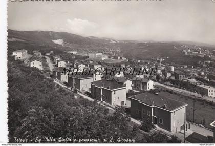 TRIESTE:  Ex Villa Giulia e panorama di S. Giovanni