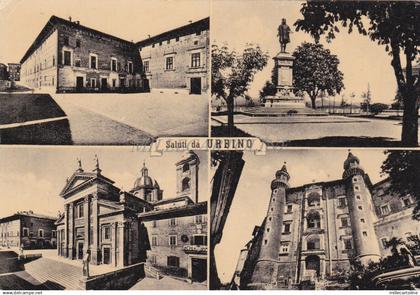 URBINO - Saluti, Vedute 1956