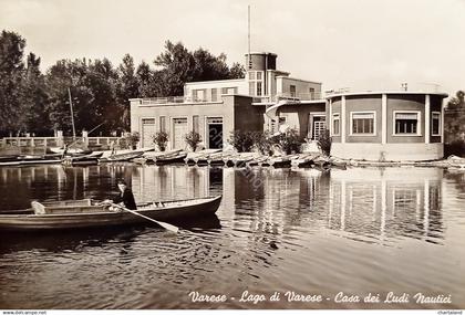 Cartolina - Varese - Lago di Varese - Cosa dei Ludi Nautici - 1949