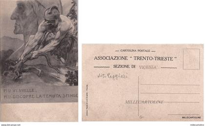 VICENZA: ASSOCIAZIONE "TRENTO E TRIESTE" SEZ. DI VICENZA - dis. PAGGIARI