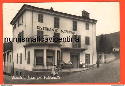 Lessolo TORINO strada Valchiusella Ristorante Nazionale viaggiata 1962