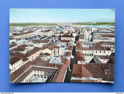 Cartolina Alessandria - Panorama . 1956