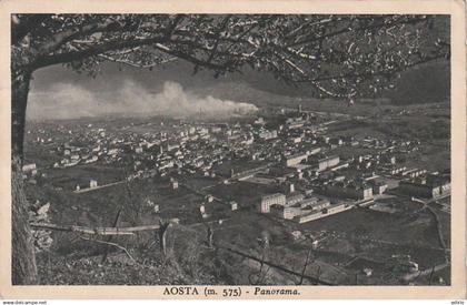 *** VAL D'AOSTA ***  AOSTA  panorama TTBE écrite