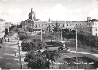 am632 cartolina altamura piazza zanardelli provincia di bari