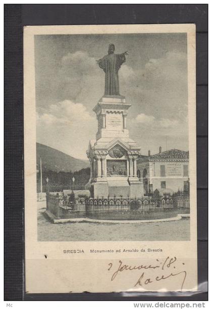 Italie - Brescia - Monumento ad Arnaldo da Brescia