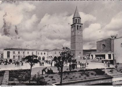 #  CARBONIA: PIAZZA ROMA - 1956