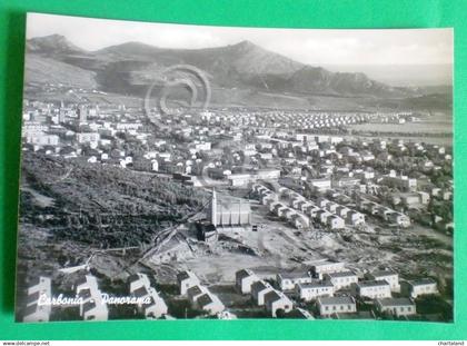 Cartolina Carbonia - Panorama - 1959