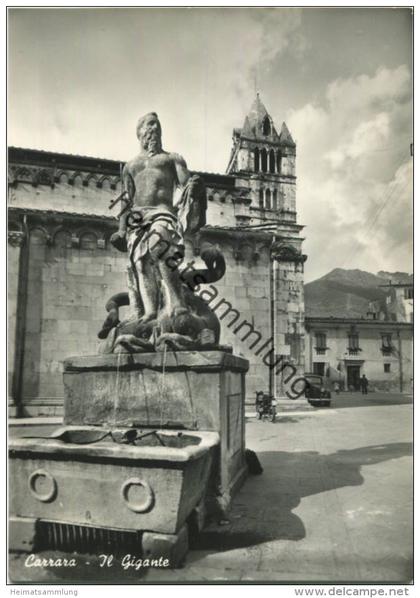 Carrara - Il Gigante - Foto-AK Grossformat - Fotocelere Torino gel. 1961