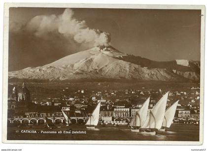 CPSM CATANIA - Panorama - Etna - Ed. S. Vitro , Catania