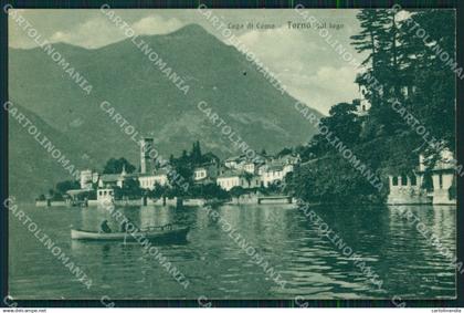 Como Torno Lago di Como Barca cartolina MT2235