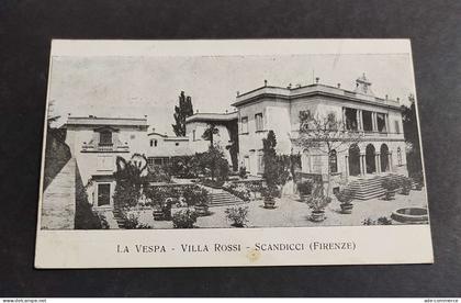 Cartolina Scandicci (Firenze) - La Vespa - Villa Rossi