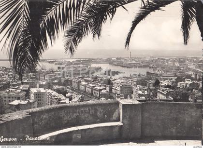 Genova - Genoa - panorama - old postcard - 1948 - Italy - used